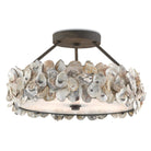 Currey and Company - Oyster Semi-Flush Mount - 9000-0265 | The Rug District