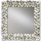 Currey and Company - Oyster Shell Mirror - 1348 | The Rug District