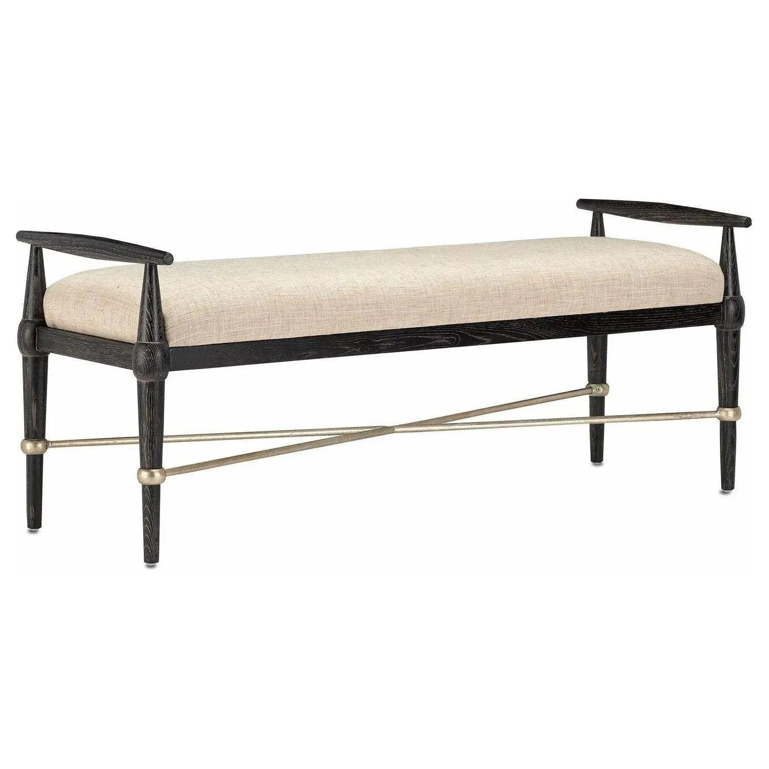 Currey and Company - Perrin Bench - 7000-0052 | The Rug District