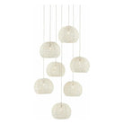 Currey and Company - Piero 7-Light Multi-Drop Pendant - 9000-0911 | The Rug District