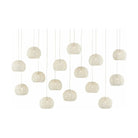Currey and Company - Piero Rectangular 15-Light Multi-Drop Pendant - 9000-0913 | The Rug District