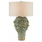 Currey and Company - Sea Urchin Green Table Lamp - 6000-0744 | The Rug District