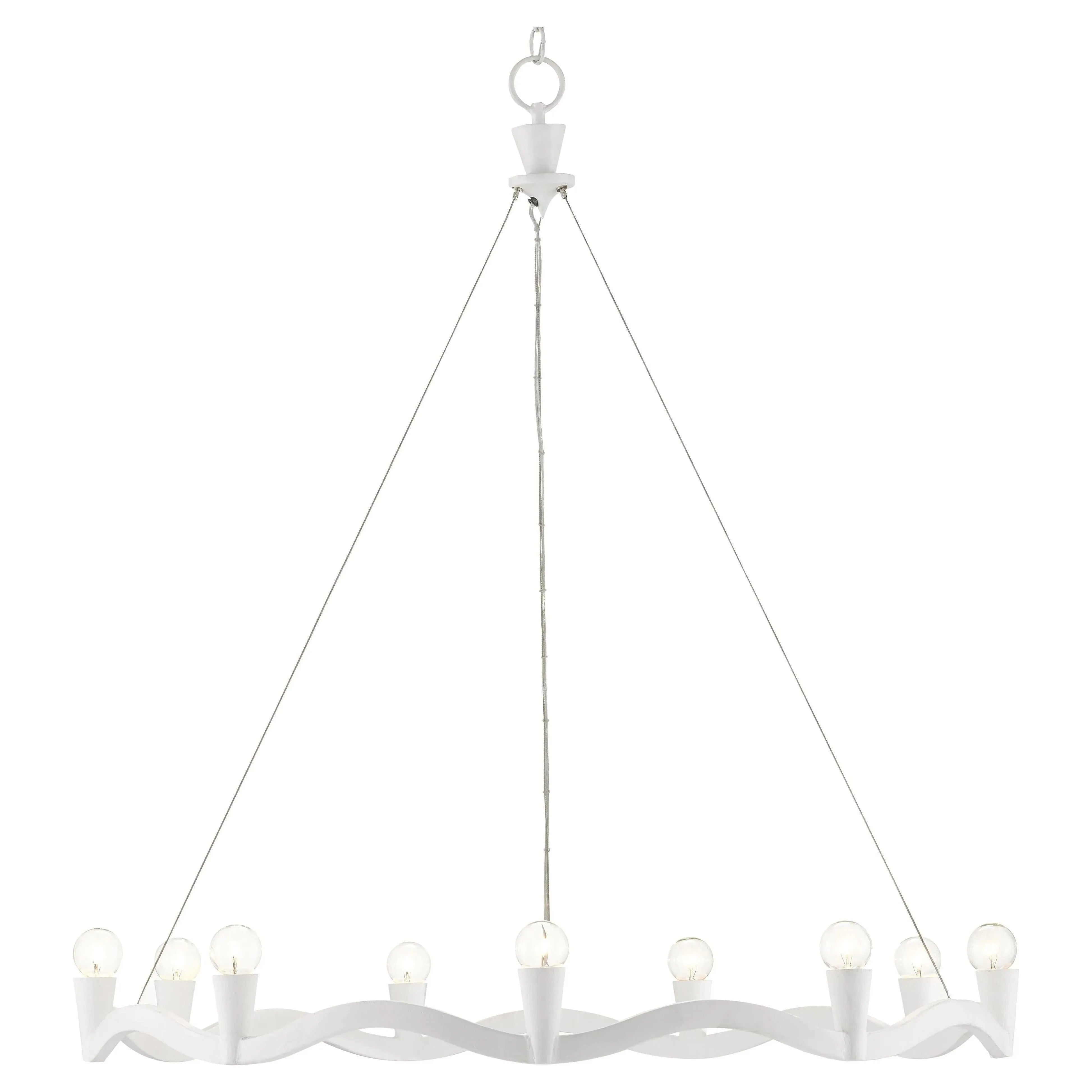 Currey and Company - Serpentina Chandelier - 9000-0730 | The Rug District