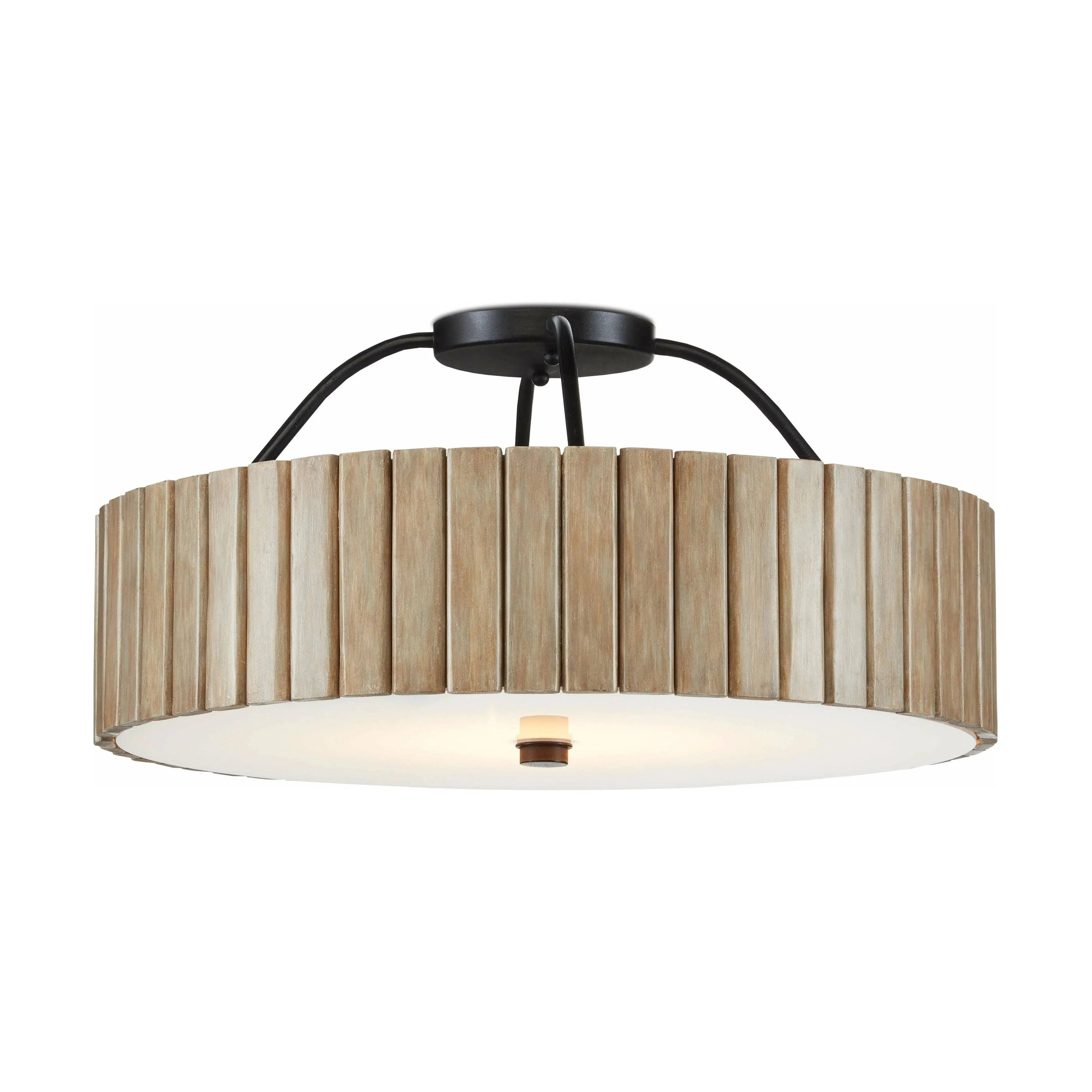 Currey and Company - Tetterby Semi-Flush Mount - 9999-0058 | The Rug District