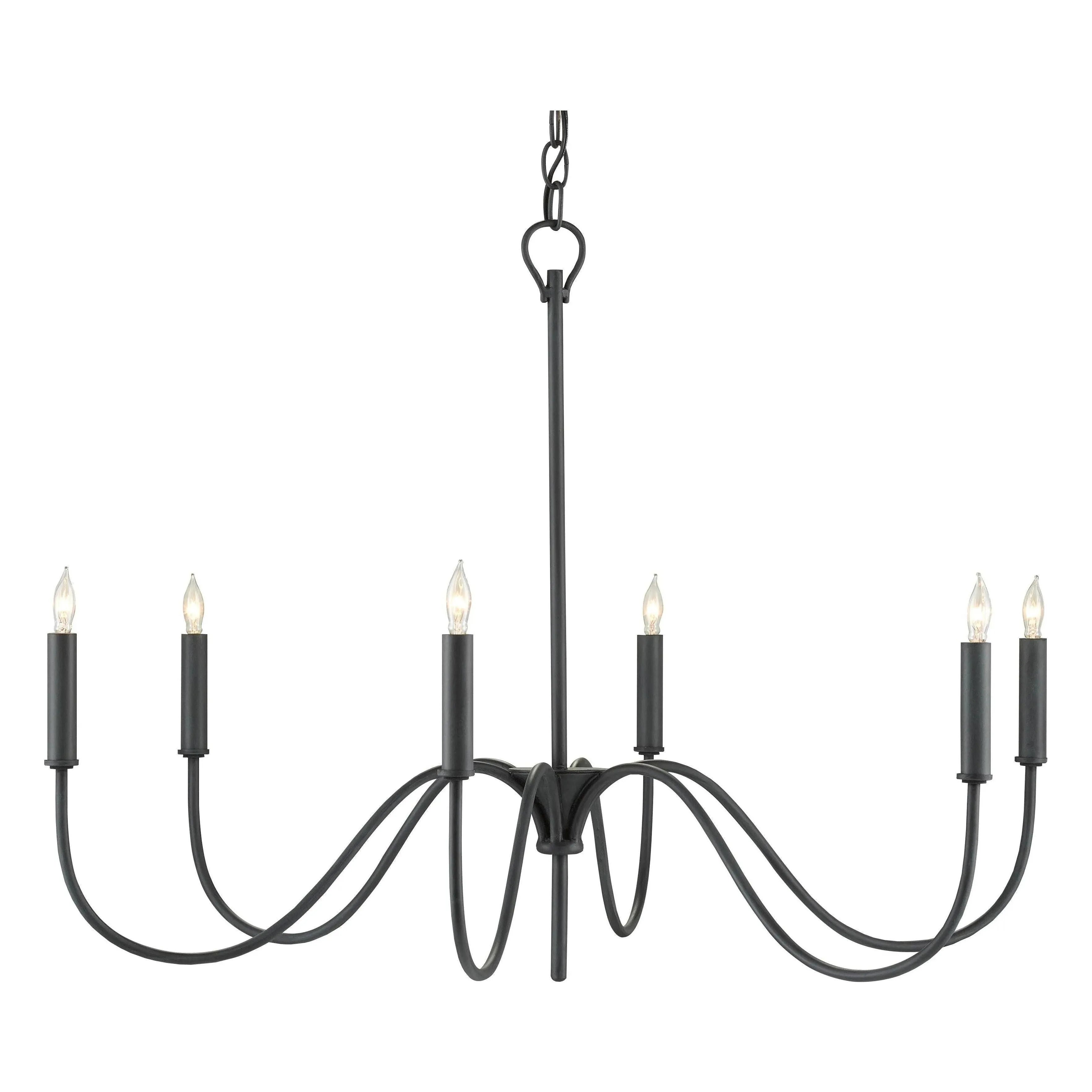 Currey and Company - Tirrell Chandelier - 9000-0653 | The Rug District