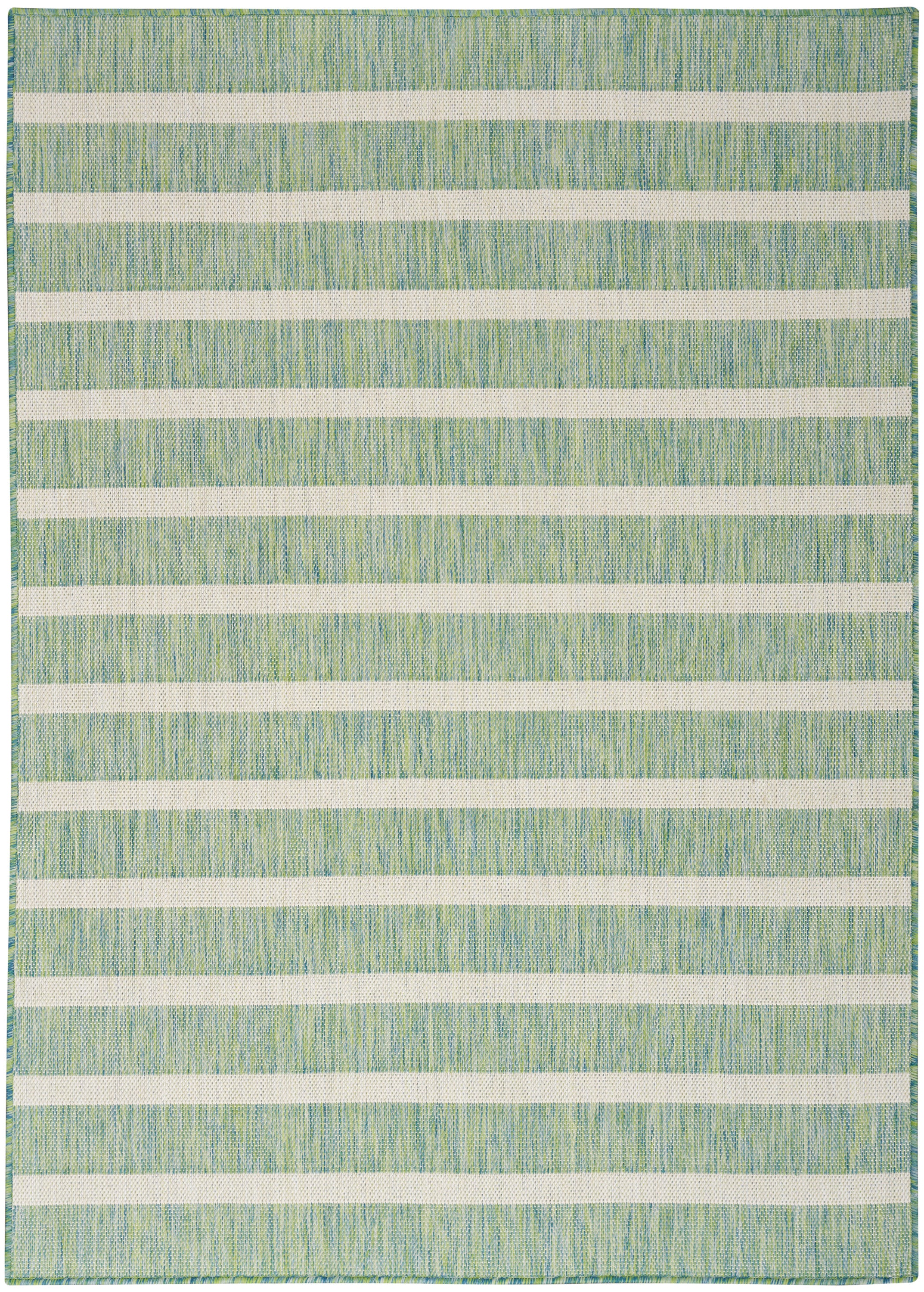 Positano POS03 Blue Green Ivory