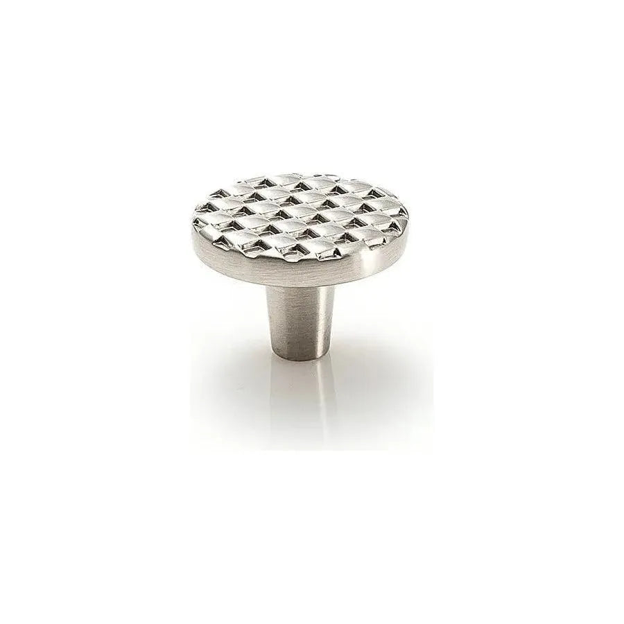 Du Verre Hardware - Argyle Round Knob - DVAG01-SN | The Rug District