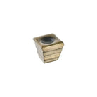 Du Verre Hardware - Forged 2 Cube Knob - DVFC07-AB | The Rug District