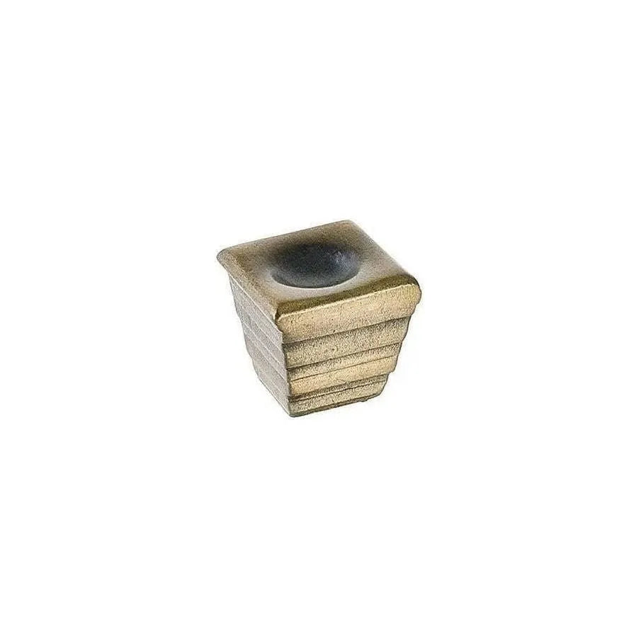 Du Verre Hardware - Forged 2 Cube Knob - DVFC07-AB | The Rug District
