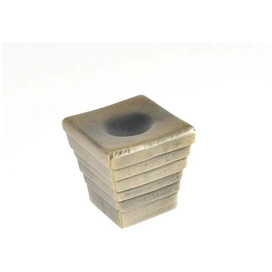 Du Verre Hardware - Forged 2 Cube Knob - DVFC08-AB | The Rug District