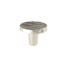 Du Verre Hardware - Forged 3 Round Knob - DVFC301-SN | The Rug District