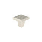 Du Verre Hardware - Forged 3 Square Knob - DVFC304-SN | The Rug District