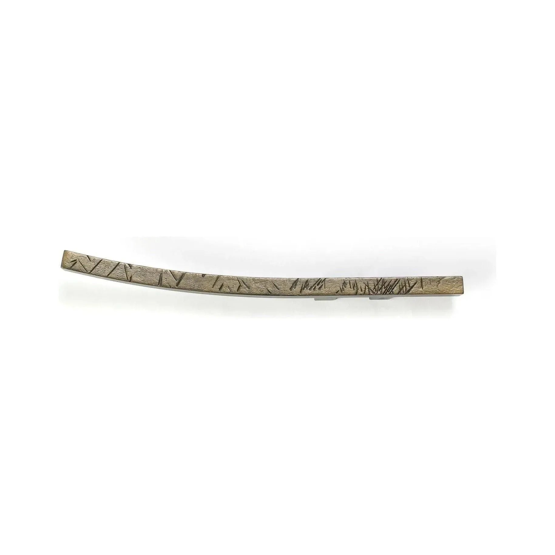 Du Verre Hardware - Jeff Goodman Large Curved Pull - DVJG06-AB | The Rug District