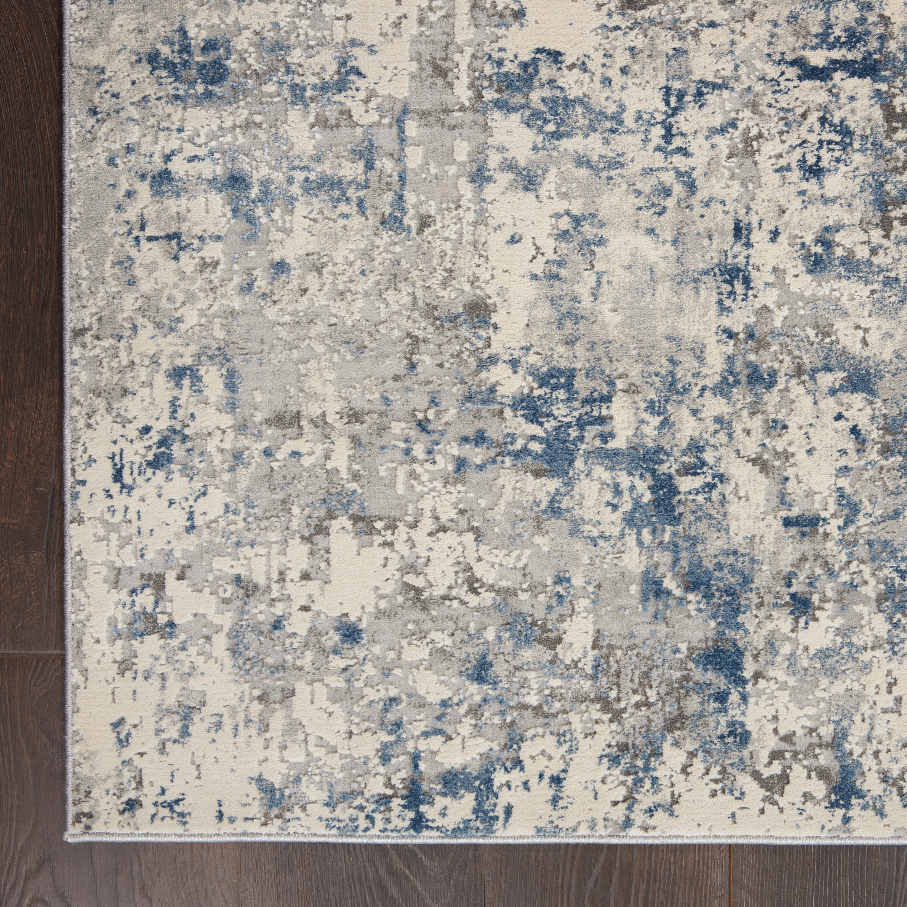 Rustic Textures RUS07 Ivory Grey Blue