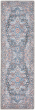 Nicole Curtis Machine Washable Series 1 SR101 Light Blue Multi