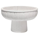 Jamie Young Company - Aegean Pedestal Bowl - 7AEGE-LGWH | The Rug District