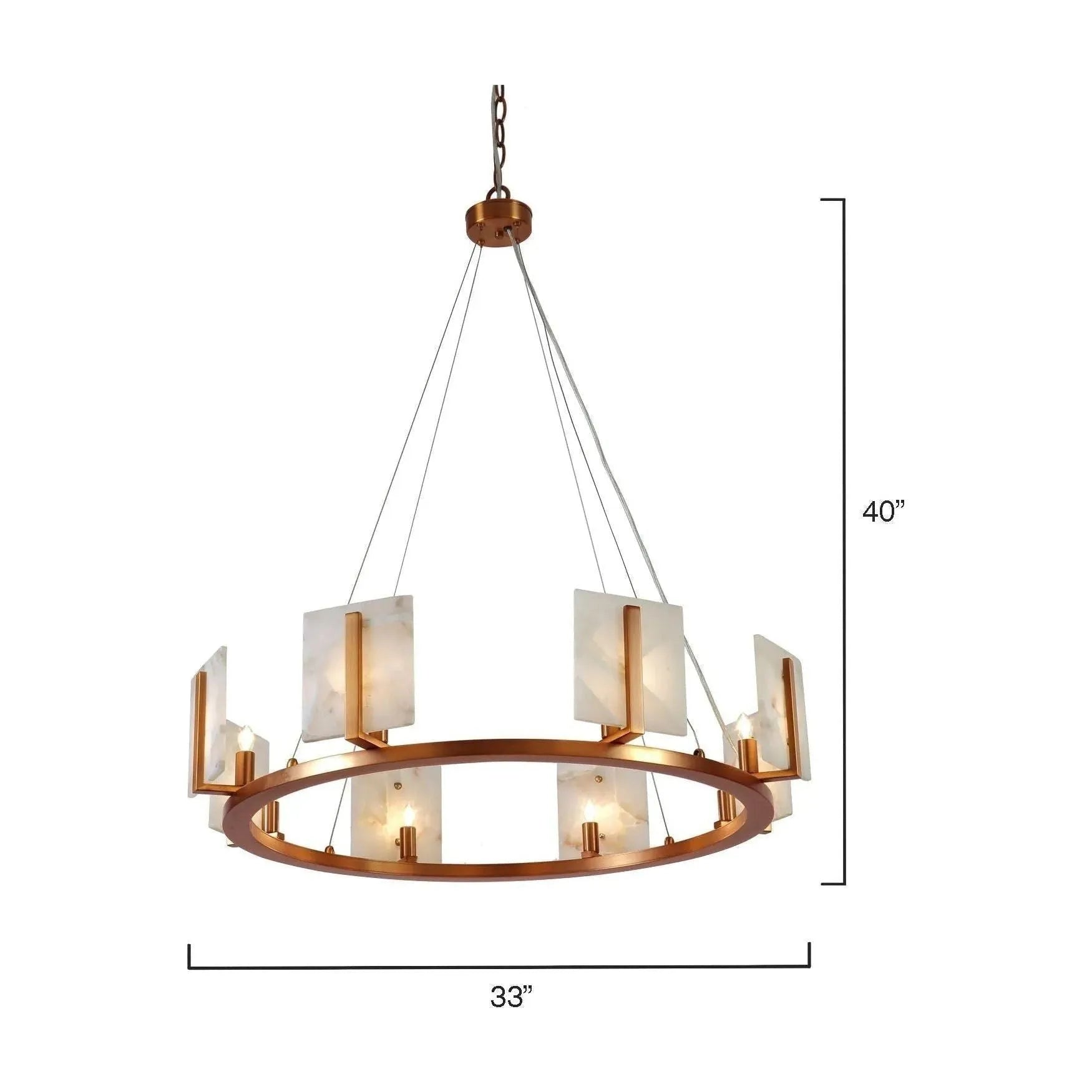 Jamie Young Company - Halo Chandelier - 5HALO-LGWH | The Rug District