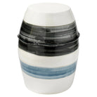 Jamie Young Company - Horizon Striped Side Table - 20HORI-STGR | The Rug District