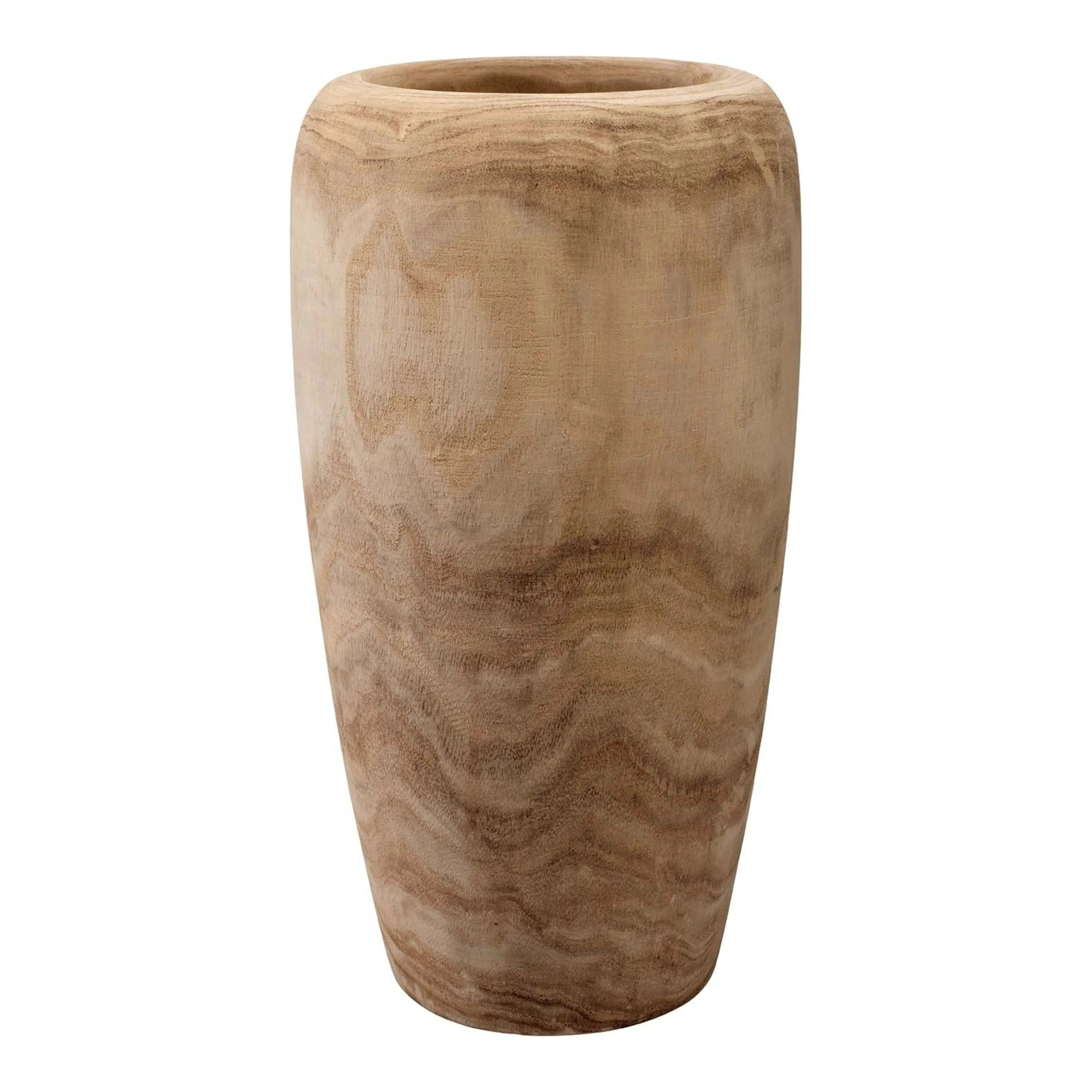 Jamie Young Company - Ojai Wooden Vase - 7OJAI-SMWD | The Rug District