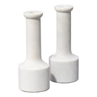Jamie Young Company - Trumpet Candlesticks (Set of 2) - 7TRUM-CHWH | The Rug District