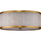 Jamie Young Company - Upsala Alabaster Flush Mount Ceiling Light - 5UPSA-LGAL | The Rug District