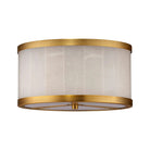 Jamie Young Company - Upsala Alabaster Flush Mount Ceiling Light - 5UPSA-SMAL | The Rug District