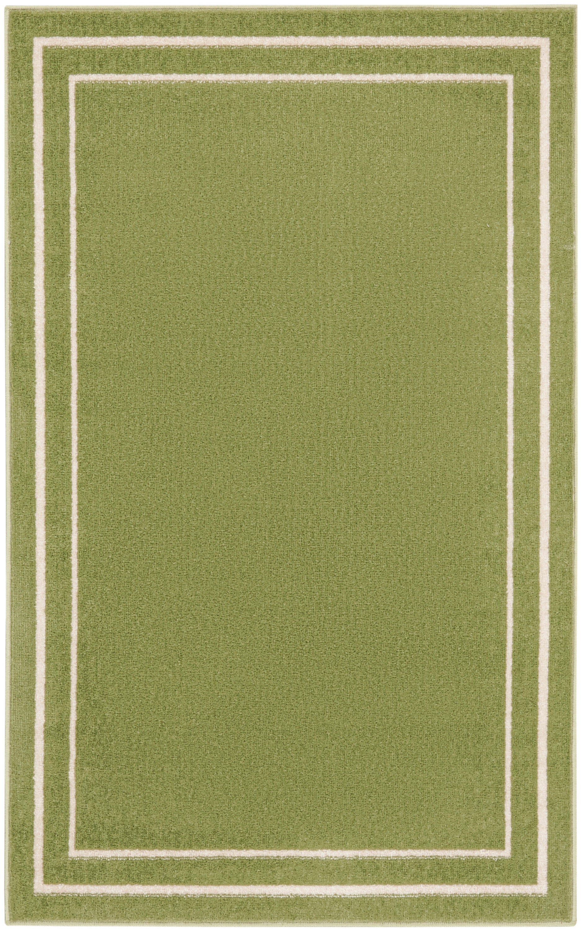 Nourison Essentials NRE02 Green Ivory