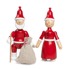 Kay Bojesen 39480 Mrs. Santa Wooden Figurine in Red/White