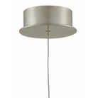 Currey and Company 9000-0709 Dove 1-Light Pendant in White/Silver