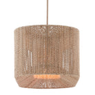 Currey and Company 9000-0737 Mereworth Oval Chandelier in Natural/Beige