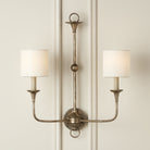 Currey and Company 0900-0023 Off-White Fine Grasscloth Chandelier Shade in Off-White