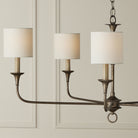 Currey and Company 0900-0023 Off-White Fine Grasscloth Chandelier Shade in Off-White