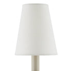 Currey and Company 0900-0024 Off-White Fine Grasscloth Chandelier Shade in Off-White