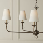 Currey and Company 0900-0024 Off-White Fine Grasscloth Chandelier Shade in Off-White