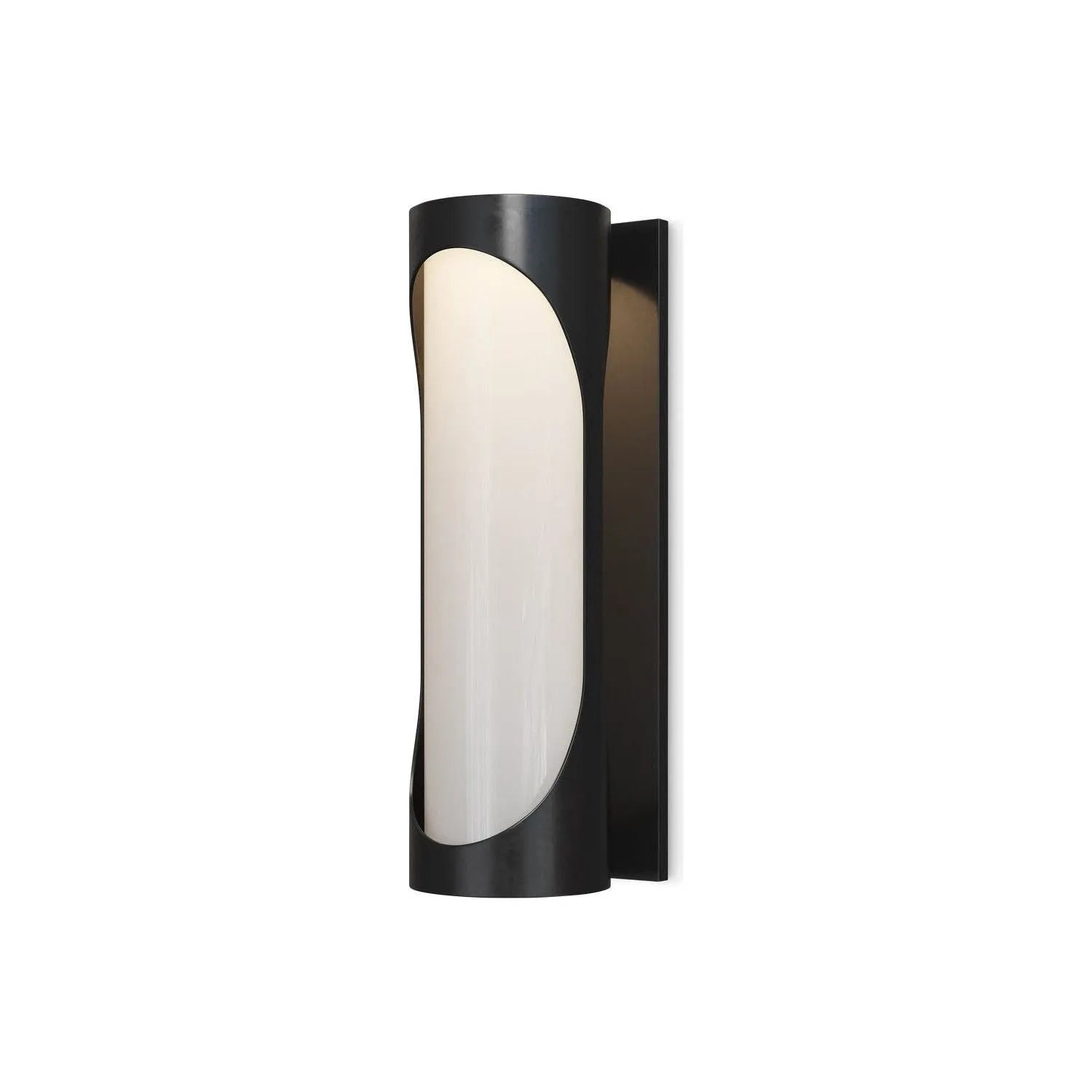 Currey and Company - 5500-0047 - LED Outdoor Wall Sconce - Swale - Black / White