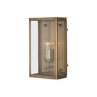 Currey and Company - 5500-0052 - One Light Outdoor Wall Sconce - Royster - Antique Brass / Clear
