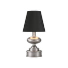 Currey and Company - 6700-0002 - One Light Table Lamp - Galavant - Brushed Nickel