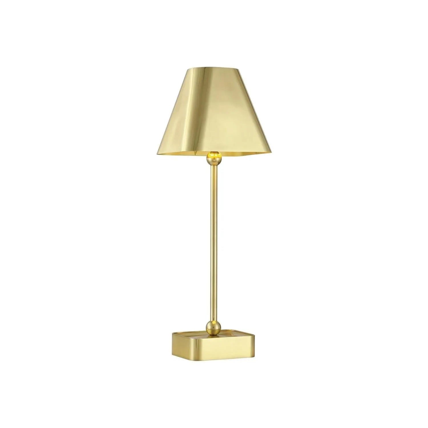 Currey and Company - 6700-0004 - One Light Table Lamp - Gadabout - Polished Brass