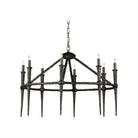 Currey and Company - 9000-1236 - Eight Light Chandelier - Blackthorn - Aged Bronze