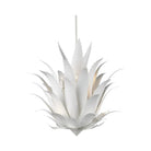 Currey and Company - 9000-1263 - Nine Light Chandelier - Agave - Gesso White