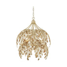 Currey and Company - 9000-1265 - Six Light Pendant - Maypan - Coco Cream / Natural