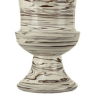 Currey and Company 1200-1010 Jejune Footed Vase in Beige/Brown