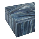Currey and Company 1200-1067 Winter Harvest Box in Blue