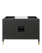 Currey and Company 3800-0020 Verona 48" Vanity with Rectangular Undermount Sink in Black/Natural/White/Champagne