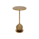 Currey and Company 4000-0248 Carillon Accent Table in Antique Brass