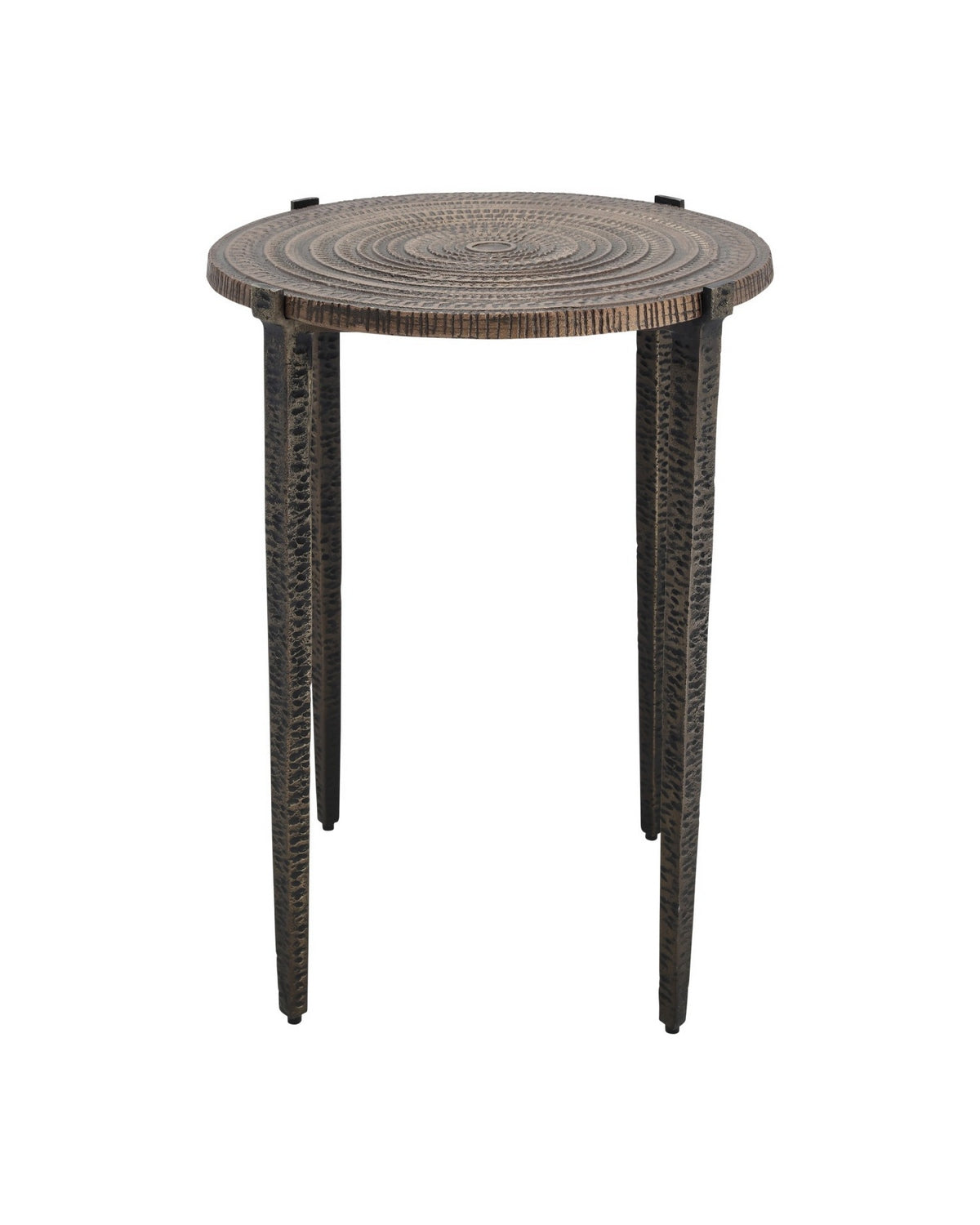 Currey and Company 4000-0256 Unity Accent Table in Antique Bronze/Dark Bronze