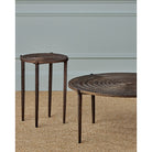 Currey and Company 4000-0256 Unity Accent Table in Antique Bronze/Dark Bronze