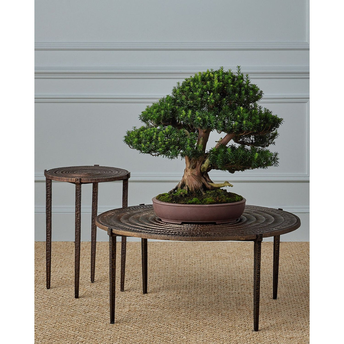 Currey and Company 4000-0257 Unity Cocktail Table in Antique Bronze/Dark Bronze