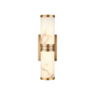 Currey and Company 5800-0076 Brenham Wall Sconce in Natural/Vintage Brass