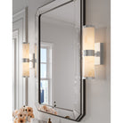 Currey and Company 5800-0077 Brenham Wall Sconce in Natural/Nickel